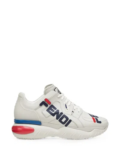 Fila X Fendi Logo-print Sneakers In White
