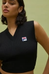Fila X Hailey Knit Baby Tank In Black