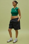 Fila X Hailey Crinkle Short In Black, Women's At Urban Outfitters