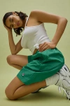 Fila X Hailey Crinkle Short In  Green, Women's At Urban Outfitters