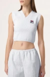 Fila X Hailey Knit Baby Tank In White