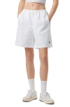 Fila X Hailey Nylon Crinkle Shorts In White