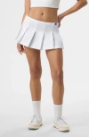Fila X Hailey Pleated Miniskirt In White