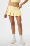 Fila X Hailey Pleated Miniskirt In White