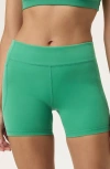 Fila X Hailey Sports Pocket Bike Shorts In Green