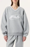 Fila X Hailey V-neck Sweatshirt In Multi