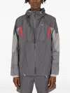 Fila X Slam Jam Panelled Hooded Jacket In Gray