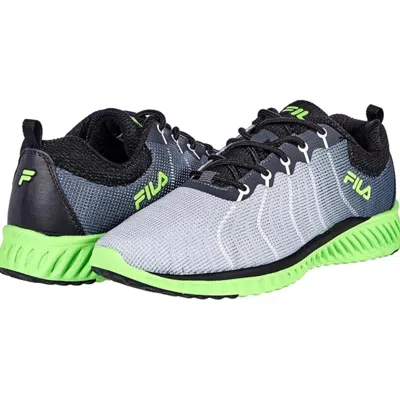 Fila Kids' Youth  Blazehawk Sneakers Gray Black Low Top Running Shoes Zap2298