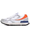 Fila Zagato Washing Low Top Running Shoes Grey/orange/blue In White