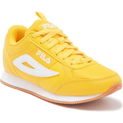 Fila Zellini Gum Sneaker In Citrus/white/grub