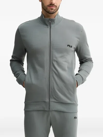 Fila Zip Sweatshirt In Gray