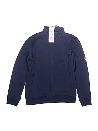 Fila Kids'  Zip Up Hoodie In Blue