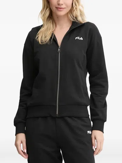 Fila Zip-up Tracksuit In Black