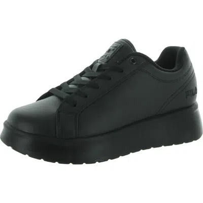 Fila Zmalfi Womens Fitness Workout Casual And Fashion Sneakers In Black