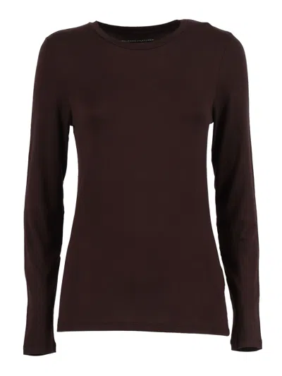 Filatures Du Lion Ally T-shirt In Brown