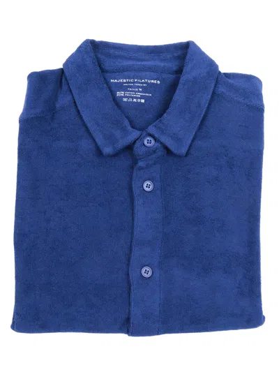 Filatures Du Lion Blue Moon Short Sleeve Polo Shirt