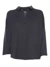 Filatures Du Lion Black T-shirt In Black