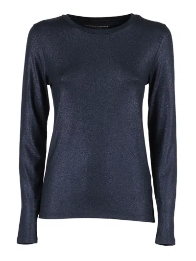 Filatures Du Lion Col Rond Manches Longues In Blue