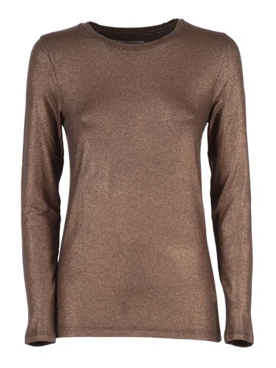Filatures Du Lion Col Rond Manches Longues In Brown