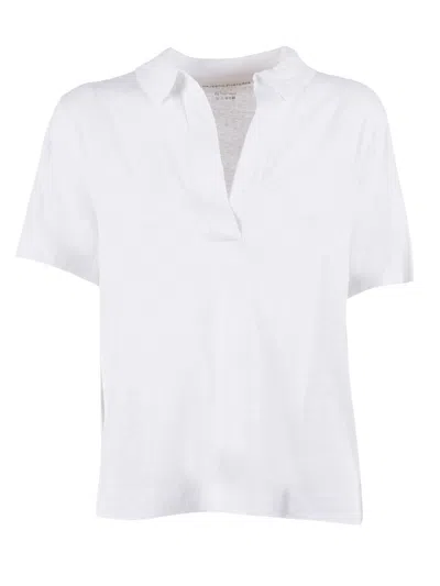 Filatures Du Lion Polo Mc _001.blanc In White