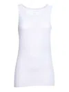 Filatures Du Lion Shiny Tank Top In Bianco