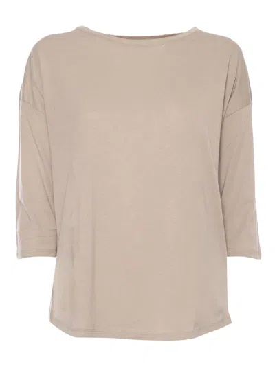 Filatures Du Lion T-shirt M/c In Beige