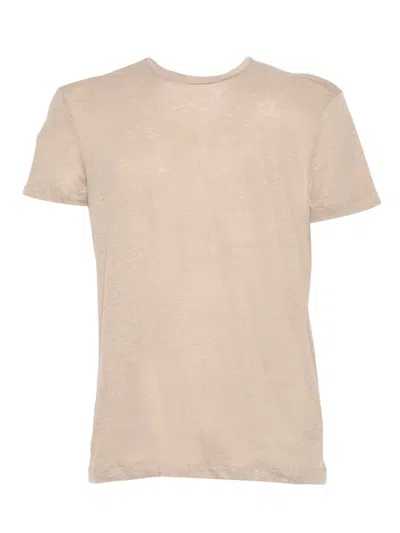 Filatures Du Lion T-shirt M/c In Beige