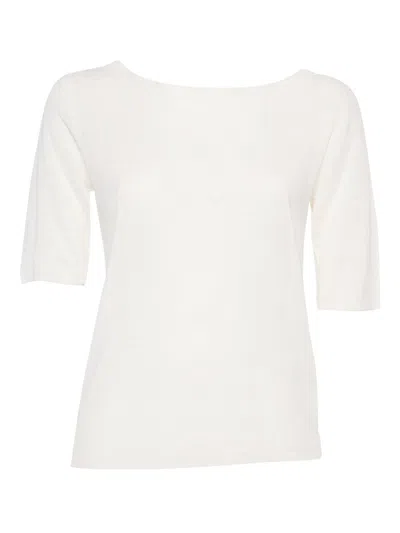 Filatures Du Lion White Linen Sweater