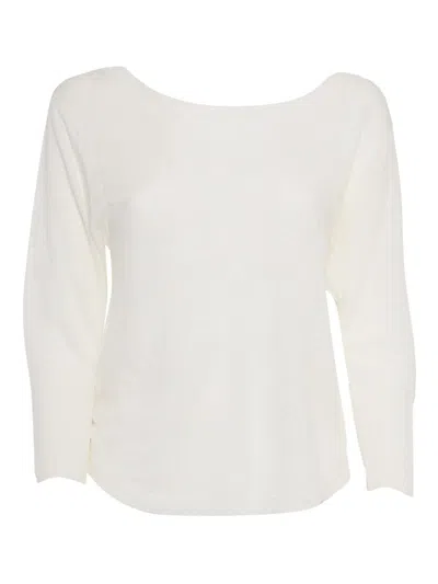 Filatures Du Lion White Linen Sweater