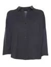 Filatures Du Lion Black T-shirt In Black