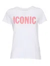 Filatures Du Lion White T-shirt With Print In Red