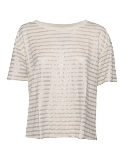Filatures Du Lion T-shirt M/c In White