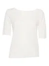 Filatures Du Lion White Linen Sweater In White