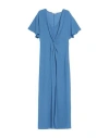 Filbec Woman Maxi Dress Pastel Blue Size S Viscose In Blue