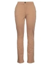 Filbec Woman Pants Camel Size M Viscose, Polyamide, Elastane In Beige