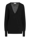 Filbec Woman Sweater Black Size L Wool, Viscose, Polyamide, Cashmere