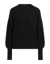 Filbec Woman Sweater Black Size M Wool, Viscose, Polyamide, Cashmere In Black