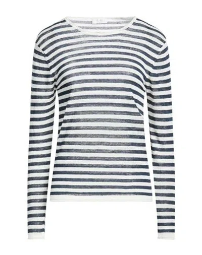 Filbec Woman Sweater Midnight Blue Size L Linen, Polyamide