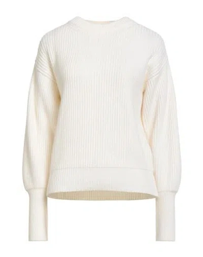 Filbec Woman Sweater Off White Size M Wool, Viscose, Polyamide, Cashmere