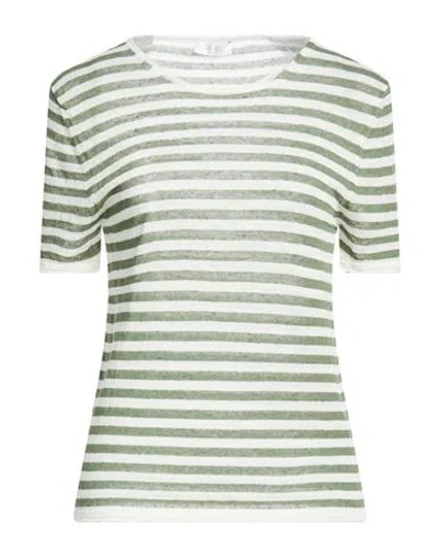 Filbec Woman Sweater Sage Green Size M Linen, Polyamide