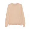 Fileria Crew-neck Cashmere Sweater In Brown