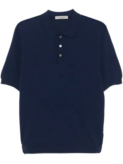 Fileria Cotton Polo Shirt In Blue