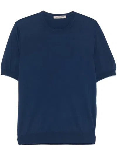 Fileria Cotton T-shirt In Blue