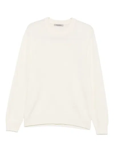 Fileria Crew-neck Wool Sweater In Neutral