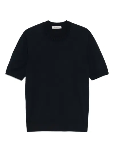Fileria Fine-knit T-shirt In Blue