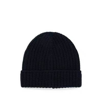 Fileria Ribbed-knit Beanie Hat In Blue