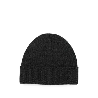 Fileria Ribbed-knit Beanie Hat In Gray
