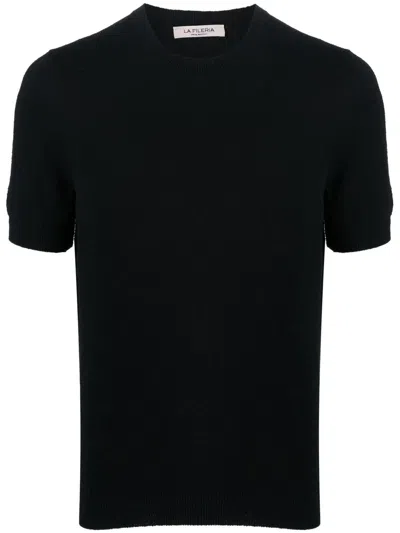 Fileria Jersey Short-sleeved Polo Shirt In Black