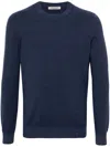 Fileria Mélange-effect Sweater In 蓝色