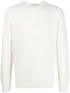 Fileria Fine-knit Silk Jumper In White